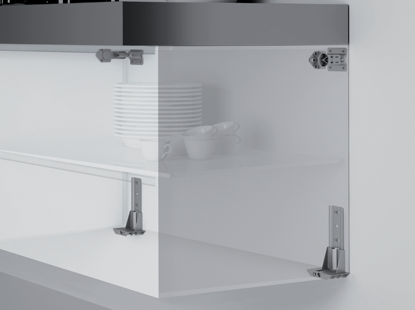 Schrankaufhängerset Atlas Stahl / Zamak verzinkt – Ziegelmüller  